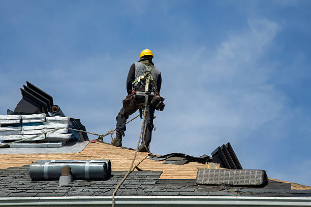 Professional Roofing technician working in Staples, TX